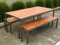 AT738OD Barcode Slat Bench Table Seat Setting